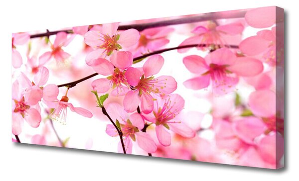 Tablou pe panza canvas Flori roz Floral
