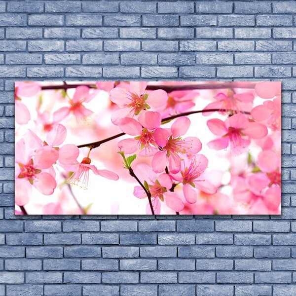 Tablou pe panza canvas Flori roz Floral