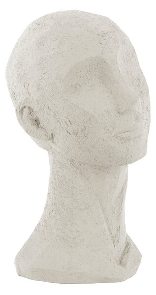 Statuetă decorativă PT LIVING Face Art, înălțime 28,4 cm, alb fildeș