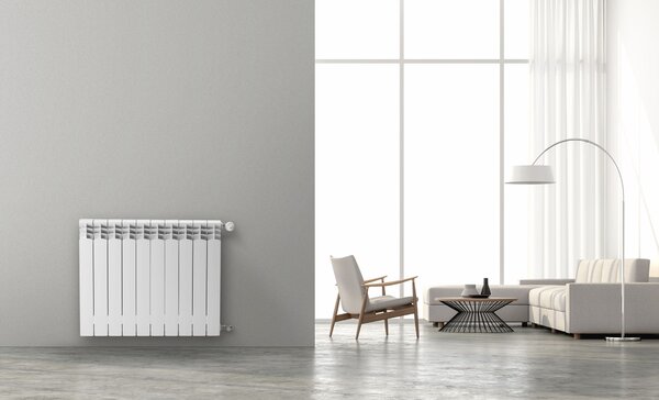 KFA Armatura ADR calorifer de cameră 67.2x96.6 cm podłączenie lateral alb 764-120-44