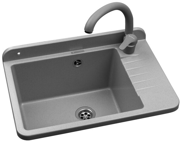 Pyramis Top lavoar de grădină cu baterie 50.5x34.5 cm plastic 070179201 O