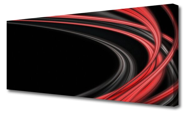 Tablou pe panza canvas Abstract Art Gri Portocaliu Negru