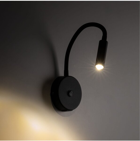 TK Lighting Lagos lampă de perete 1x6 W negru 10200