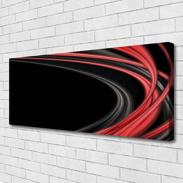 Tablou pe panza canvas Abstract Art Gri Portocaliu Negru