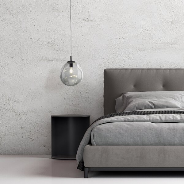 TK Lighting Sol lampă suspendată 1x15 W negru-grafit 10084