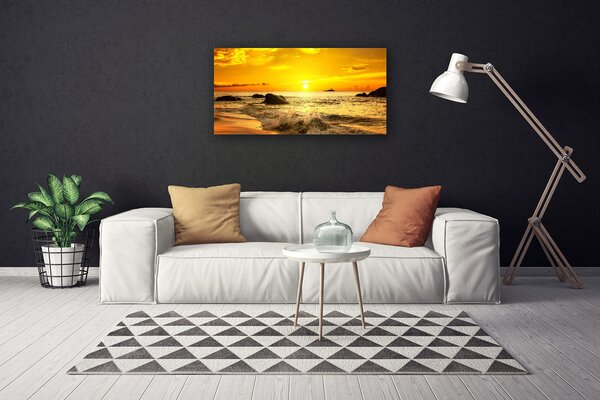 Tablou pe panza canvas Ocean Beach Peisaj verde