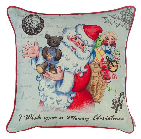Față de pernă de Crăciun Mike & Co. NEW YORK Comfort Teddy, 43 x 43 cm