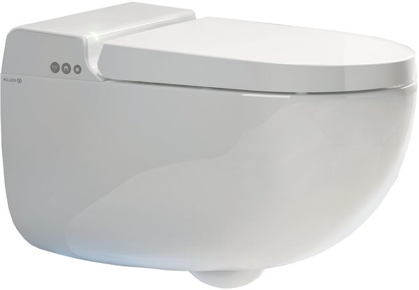 Kludi Cleantronic toaletă cu spălare agăţat fără margine cu spălare turbionară alb 16WCW0143