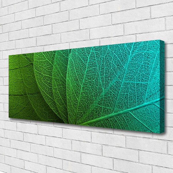 Tablou pe panza canvas Rezumat Frunze verde florale