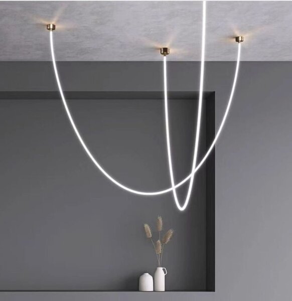 Abigali Skyline lampă suspendată 1x60 W auriu LWSL-WW-3M