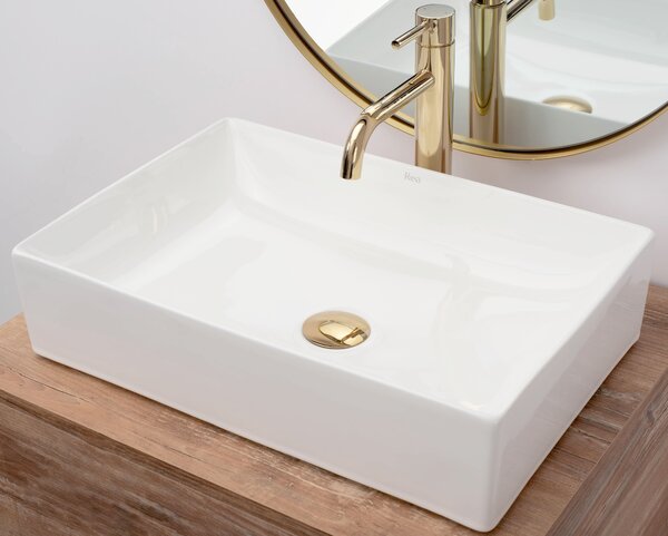 Lavoar pentru blat Rea Inga white