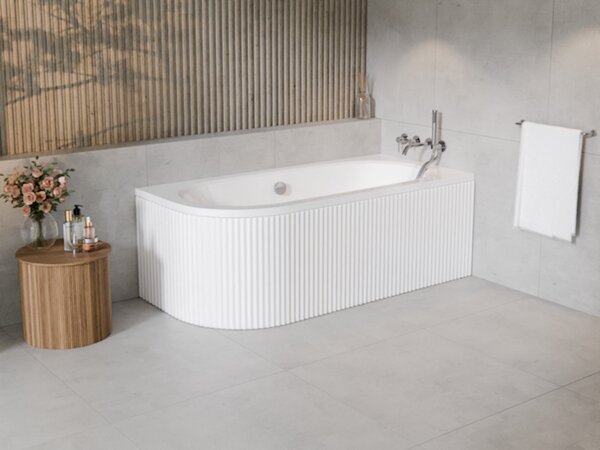 Set carcasa pentru cadă Besco Avita OAV-160-NSR, cadă de colț Besco Avita #WAV-160-NP