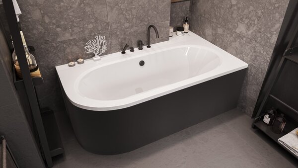 Set carcasa pentru cadă Besco Avita OAV-160-NSC, cadă de colț Besco Avita #WAV-160-NP
