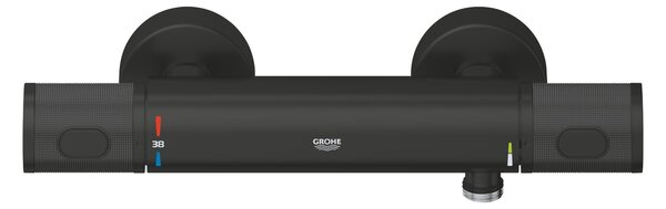 Grohe Precision Feel baterie de duș perete cu termostat negru 347902430