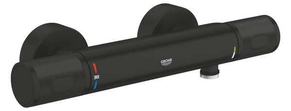 Grohe Precision Feel baterie de duș perete cu termostat negru 347902430