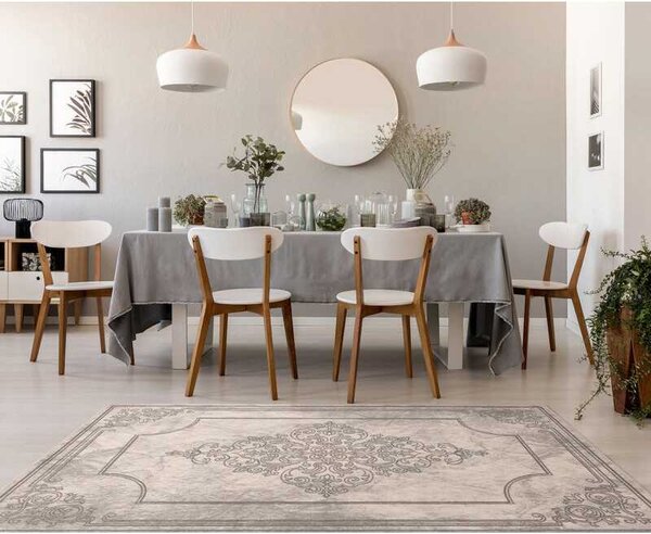 Covor lana Astan grey Selectează mărime: 133 X 180