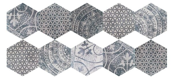 Set 10 autocolante impermeabile și anti-alunecare pentru podea Ambiance Quento, 40 x 90 cm
