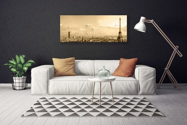 Tablou pe panza canvas Oraș Case Gray
