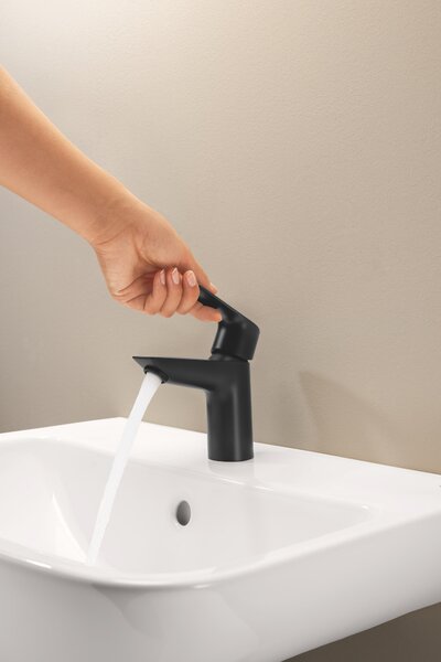 Grohe Start Edge baterie lavoar stativ negru 238982431