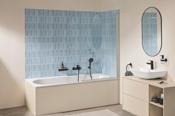 Grohe Start Edge baterie lavoar stativ negru 237792431