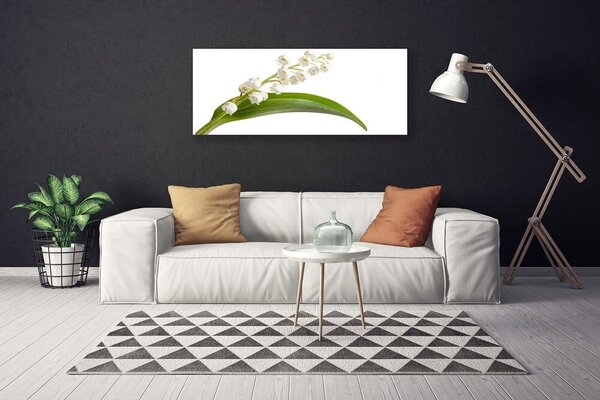 Tablou pe panza canvas Flori Floral Alb Verde