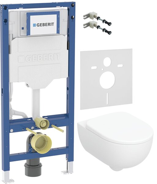 Set cadru încastrat Geberit Duofix 111.320.00.6, vas WC cu capac soft-close Geberit Selnova Premium 502.793.00.1, 111.815.00.1, 156.050.00.1