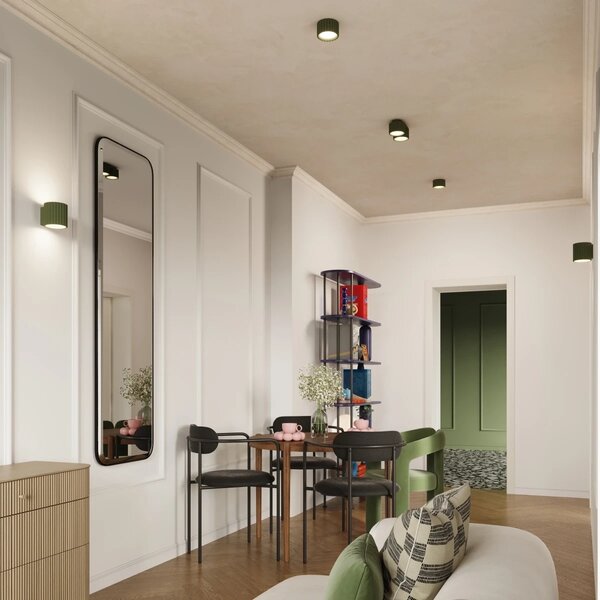Sollux Lighting Aura lampă de tavan 2x10 W verde SL.1798