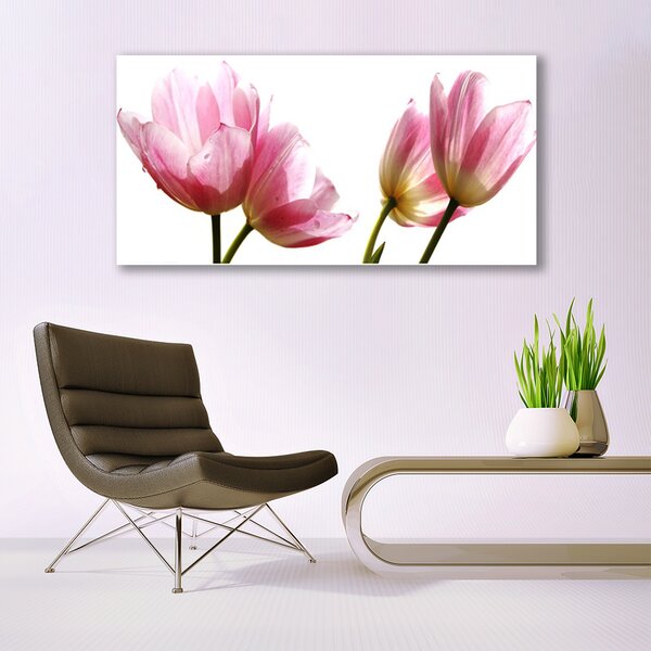 Tablou pe panza canvas Flori Floral Beige Verde