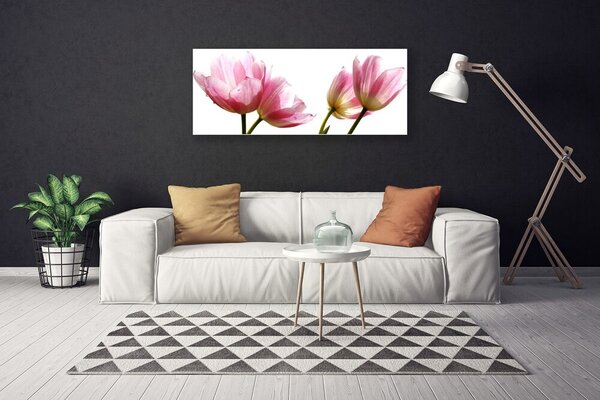 Tablou pe panza canvas Flori Floral Beige Verde