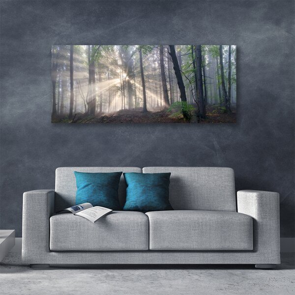 Tablou pe panza canvas Natural Pădurea Verde Maro