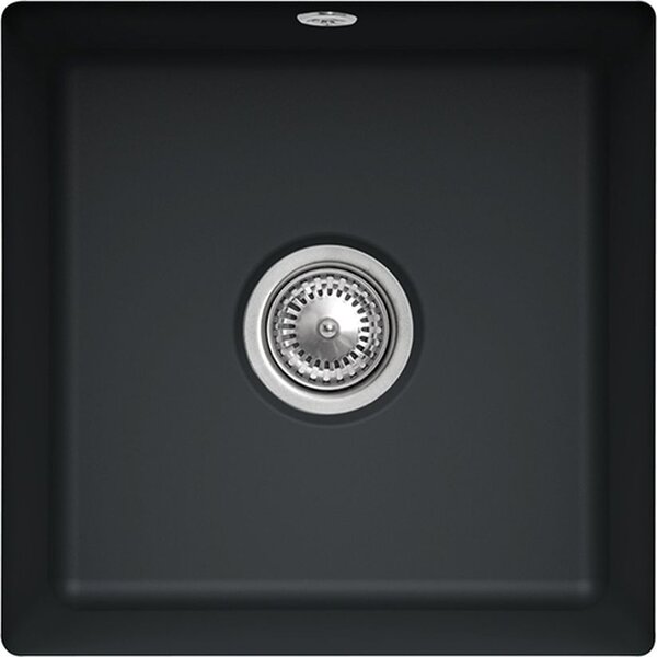 Villeroy & Boch Subway chiuveta din ceramica 44x44 cm negru 332501R7