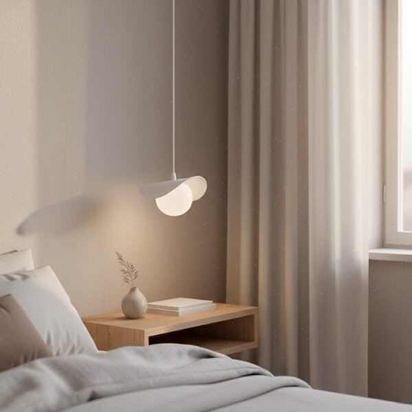 Emibig Ritual lampă suspendată 1x8 W alb 1584/1