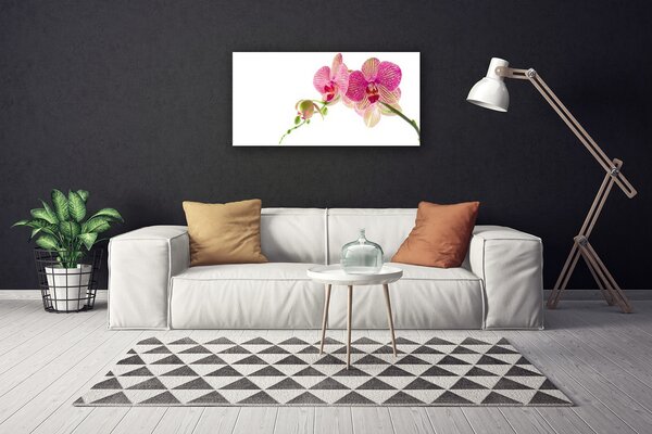 Tablou pe panza canvas Flori Floral Verde Roșu