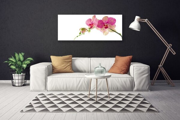 Tablou pe panza canvas Flori Floral Verde Roșu