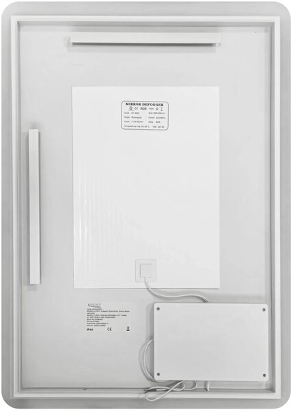 Balneo Lumin oglindă 50x70 cm dreptunghiular cu iluminare cu covoraș de încălzire L0201020401-7