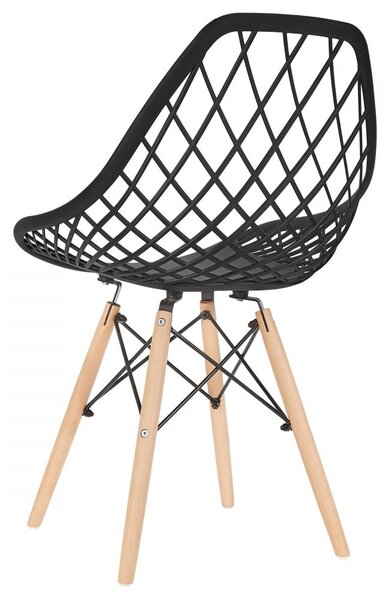 Scaun în stil scandinav Black String