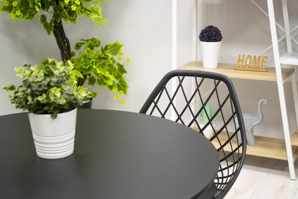 Scaun în stil scandinav Black String