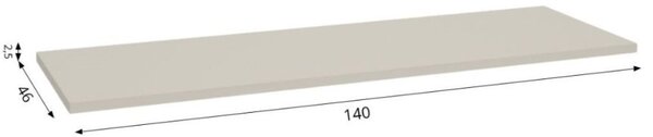 Defra Uni blat 140x46 cm 125-F-14006