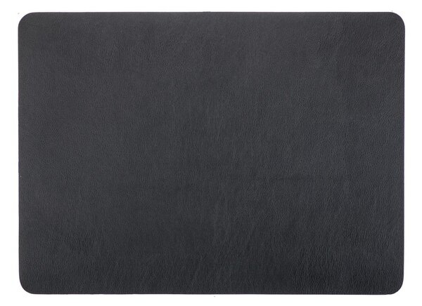 Suport farfurie din imitație de piele ZicZac Togo, 33 x 45 cm, negru
