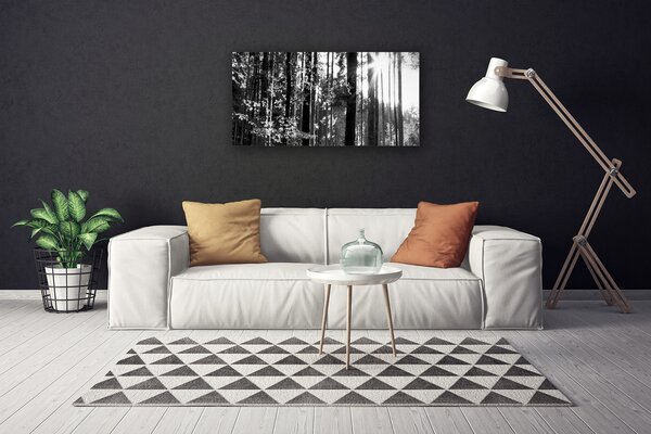 Tablou pe panza canvas Forest Nature Gray
