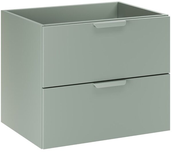 Comad Aster Green dulap 60x45.6x50 cm sub chiuveta pe perete verde ASTER GREEN 82-60-46-2S