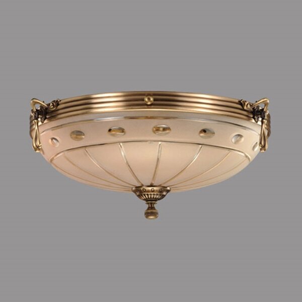 Plafoniera Versace cu Diam 33 cm, Desing Clasic, Finisaj Bronz Antic - Bussy Lighting 3033-52-44