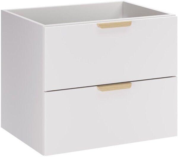 Comad Aster White dulap 60x45.6x50 cm sub chiuveta pe perete alb ASTER WHITE 82-60-46-2S
