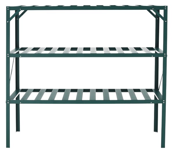 KONDELA Raft de seră, verde, DARZIN TIP 3