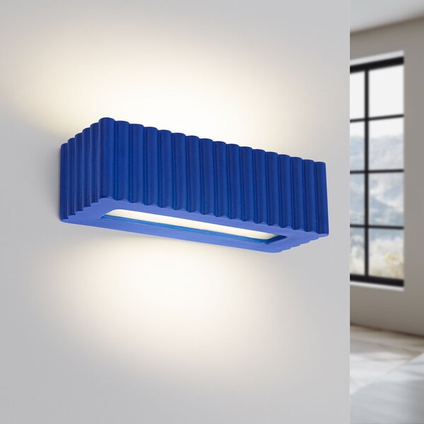 Sollux Lighting Rigata lampă de perete 1x10 W albastru SL.1889