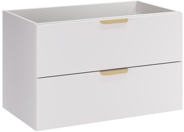 Comad Aster White dulap 80x45.6x50 cm sub chiuveta pe perete alb ASTER WHITE 82-80-46-2S
