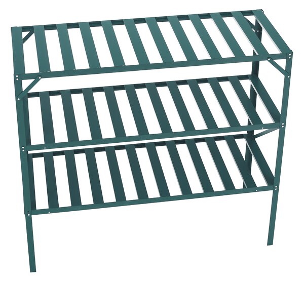 KONDELA Raft de seră, verde, DARZIN TIP 3