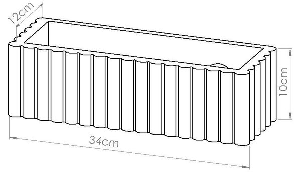 Sollux Lighting Rigata lampă de perete 1x10 W albastru SL.1889