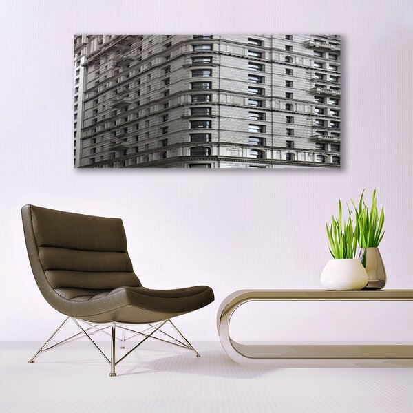 Tablou pe panza canvas Clădire Case Gray