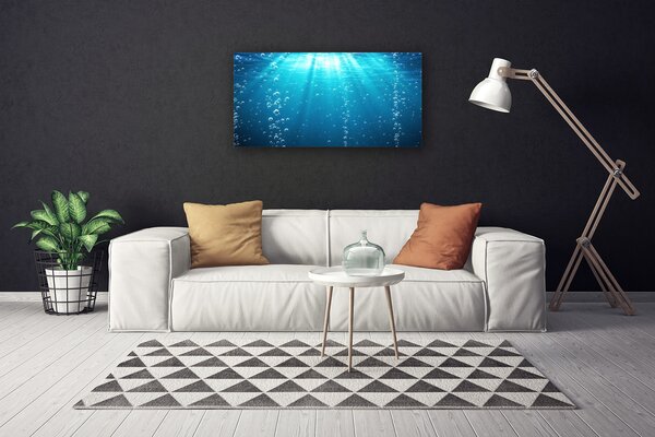 Tablou pe panza canvas Watter Art Albastru